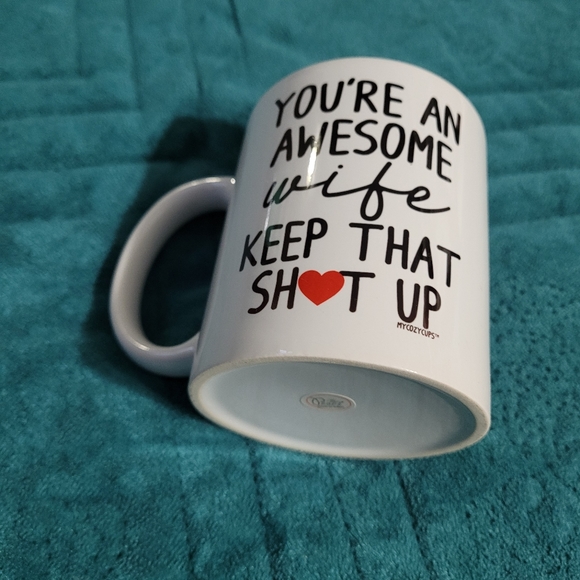 Awesome Wife Coffee Mug - Glass 11 ounce - Picture 2 of 4